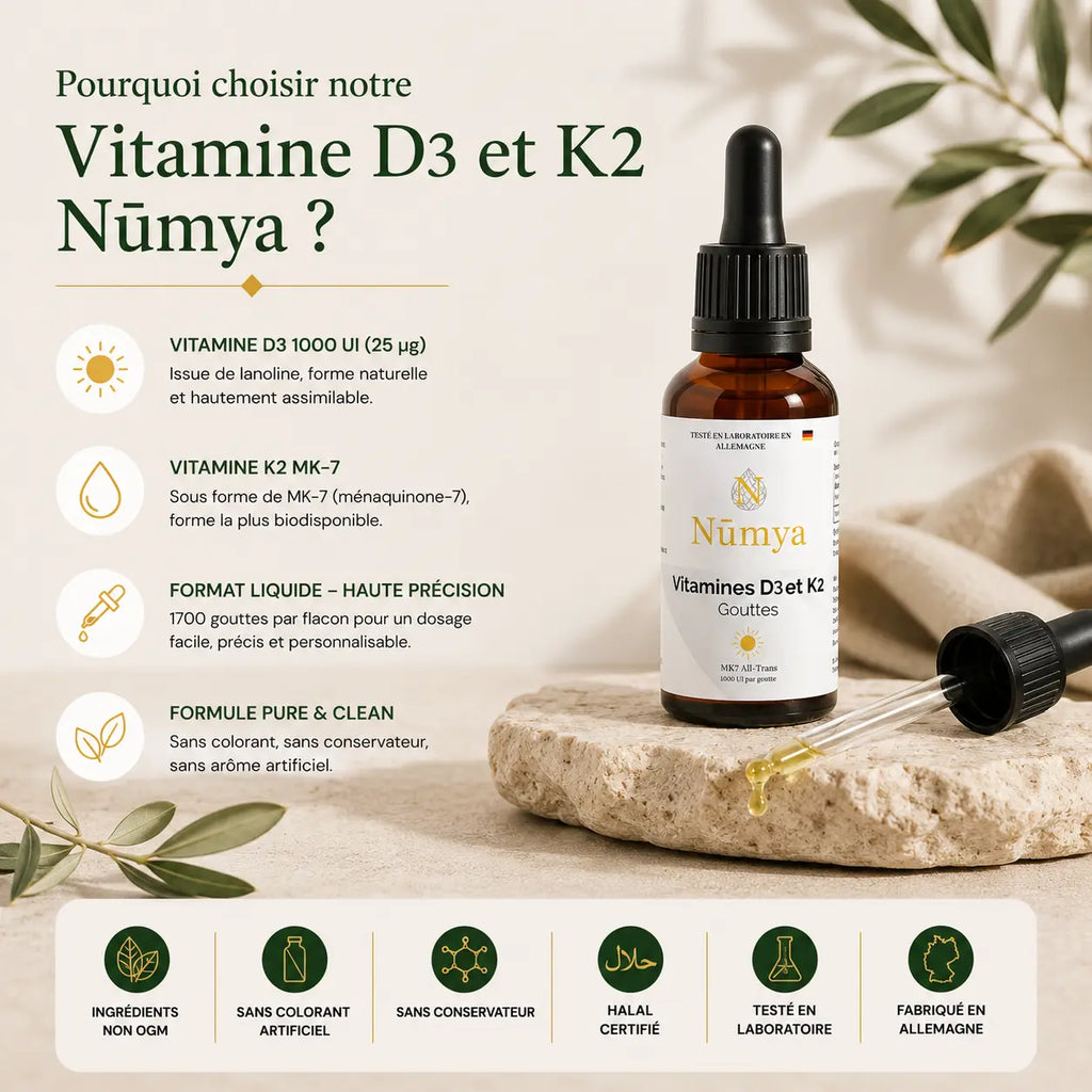 Vitamine D3 + K2 - 1700 Gouttes (1000 I.E.) - 50ml ChanceToBrand