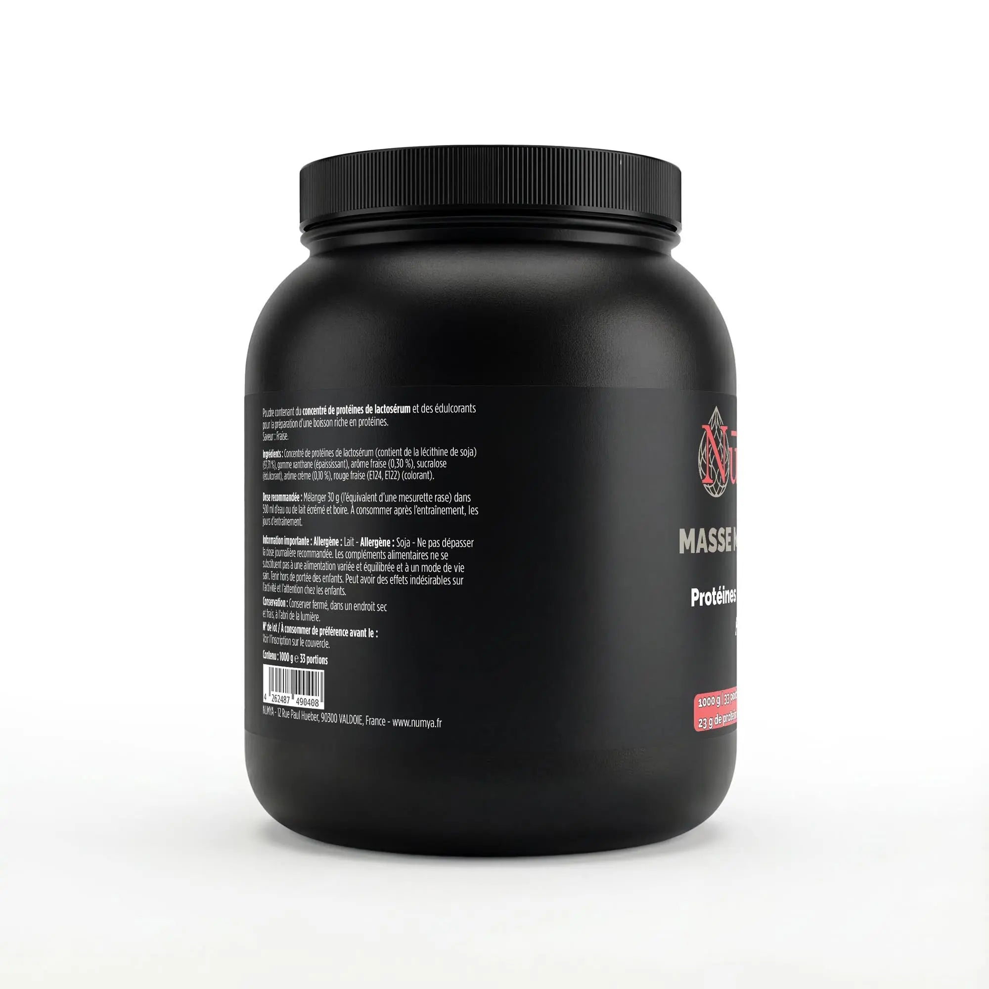 Protéines de lactosérum premium à la Fraise - 1 000g ChanceToBrand