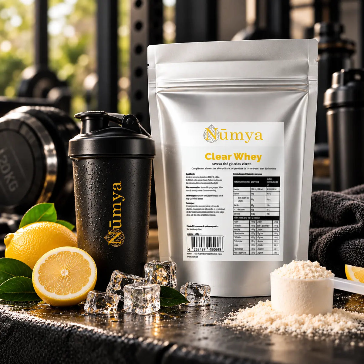 Clear Whey Isolate - Thé Glacé Citron - 500 g Nūmya