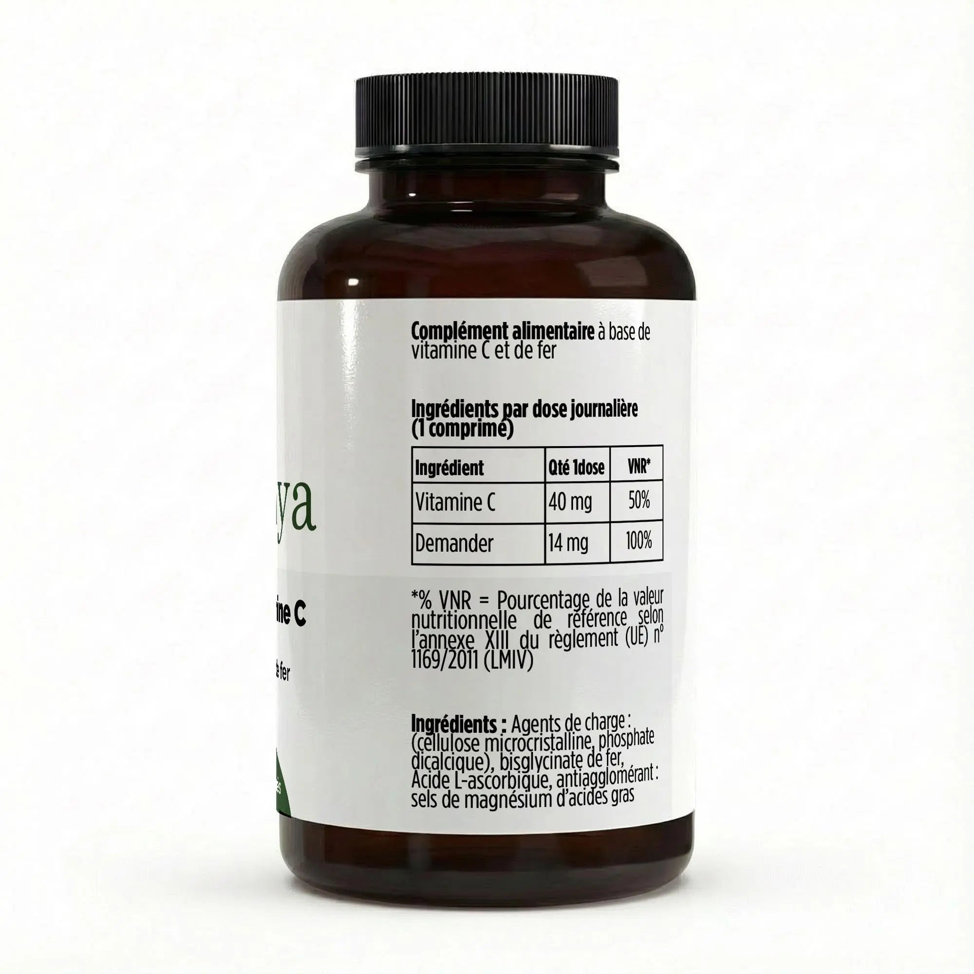 Fer + Vitamine C - 120 comprimés vegan Nūmya