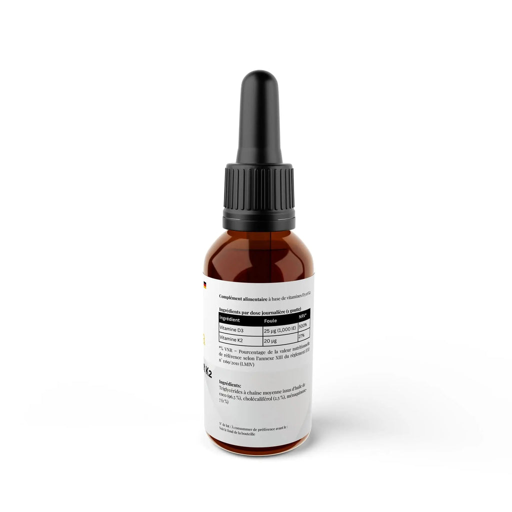 Vitamine D3 + K2 - 1700 Gouttes (1000 I.E.) - 50ml ChanceToBrand