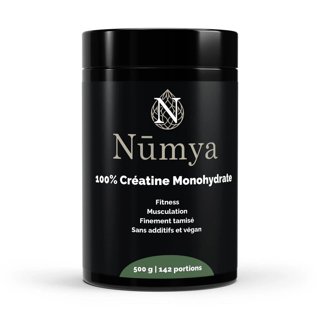 Créatine Monohydrate 100% Pure - 500 g Vegan Nūmya