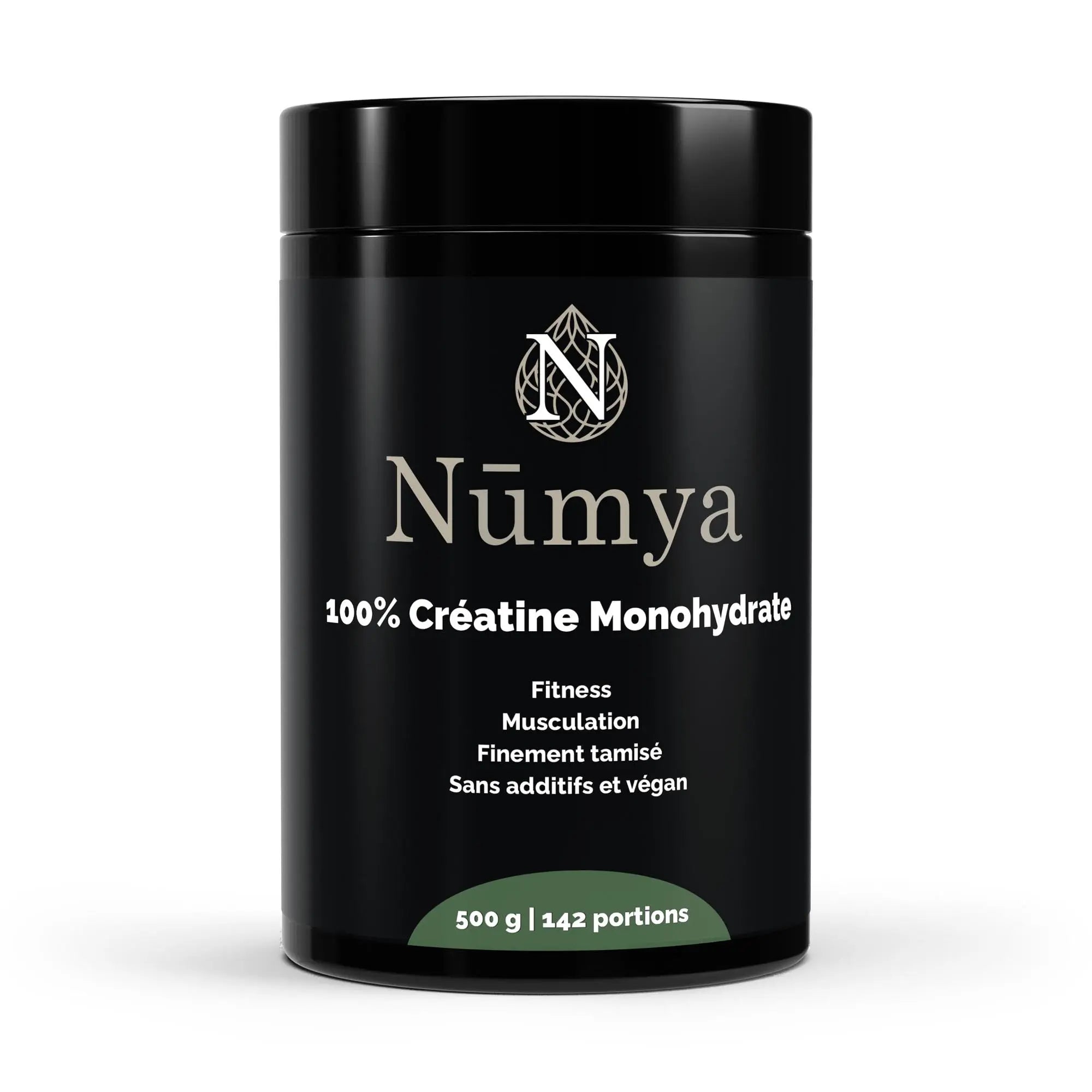 Créatine Monohydrate 100% Pure - 500 g Vegan Nūmya