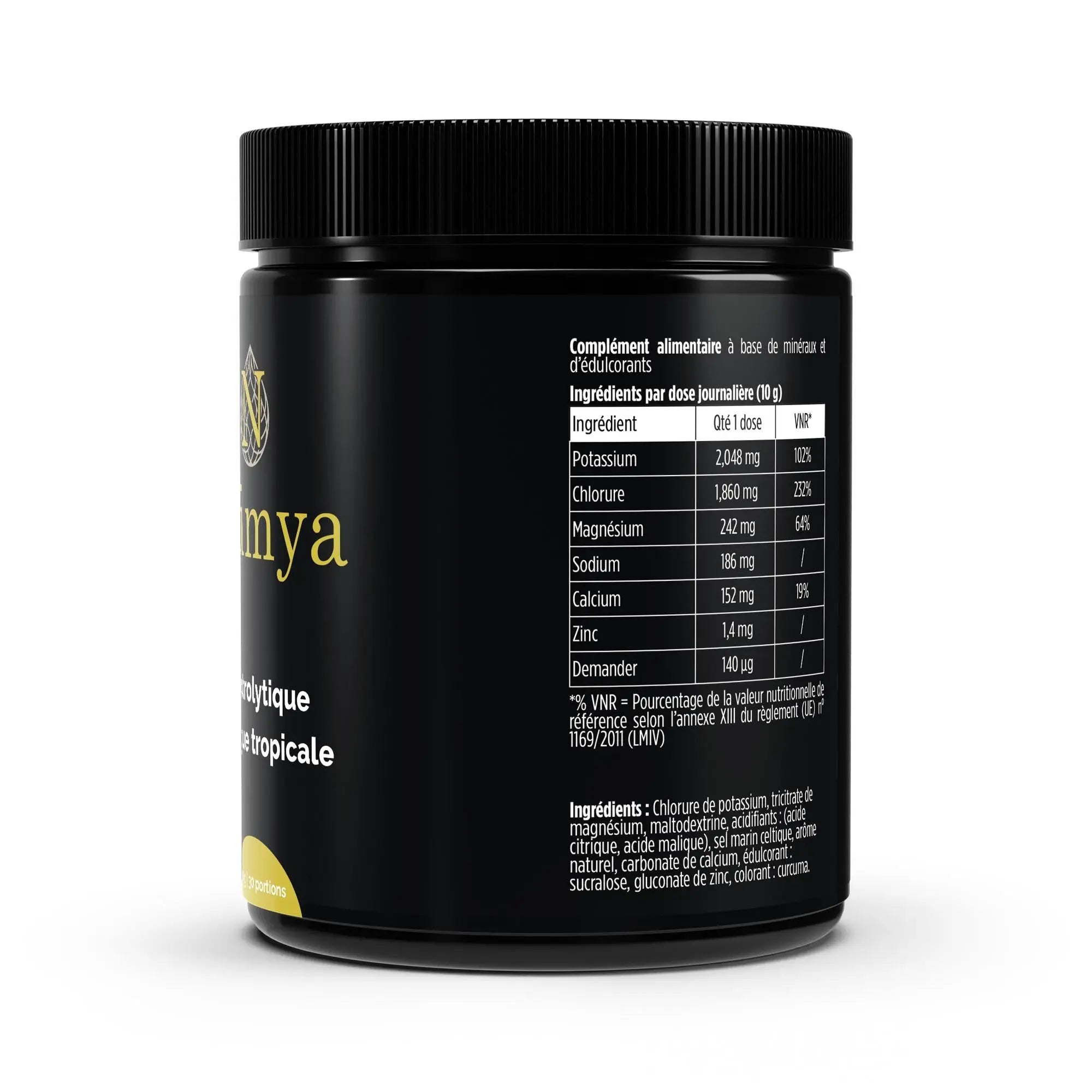 Électrolytes en Poudre Mangue Tropicale - 300 g Nūmya