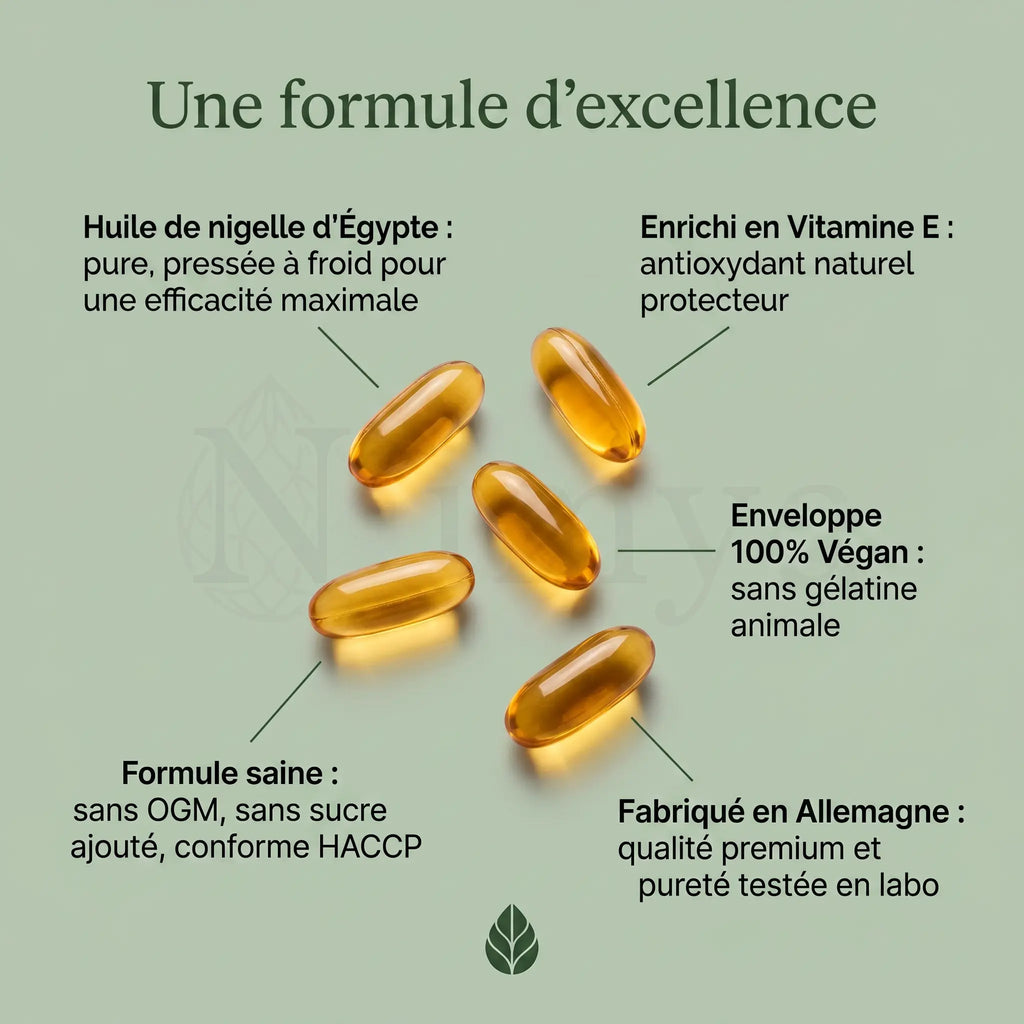 Huile de Nigelle Égyptienne - 240 Softgels vegan ChanceToBrand