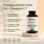 Fer + Vitamine C - 120 comprimés vegan ChanceToBrand