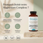 Magnésium Complexe 6x + B6 - 120 gélules vegan ChanceToBrand