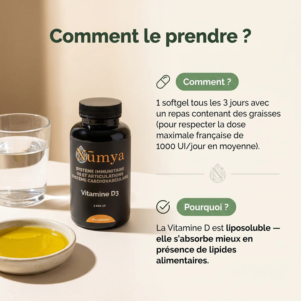 Vitamine D3 3000 UI - 60 Softgels vegan ChanceToBrand