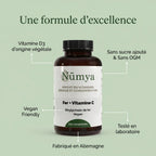 Fer + Vitamine C - 120 comprimés vegan ChanceToBrand