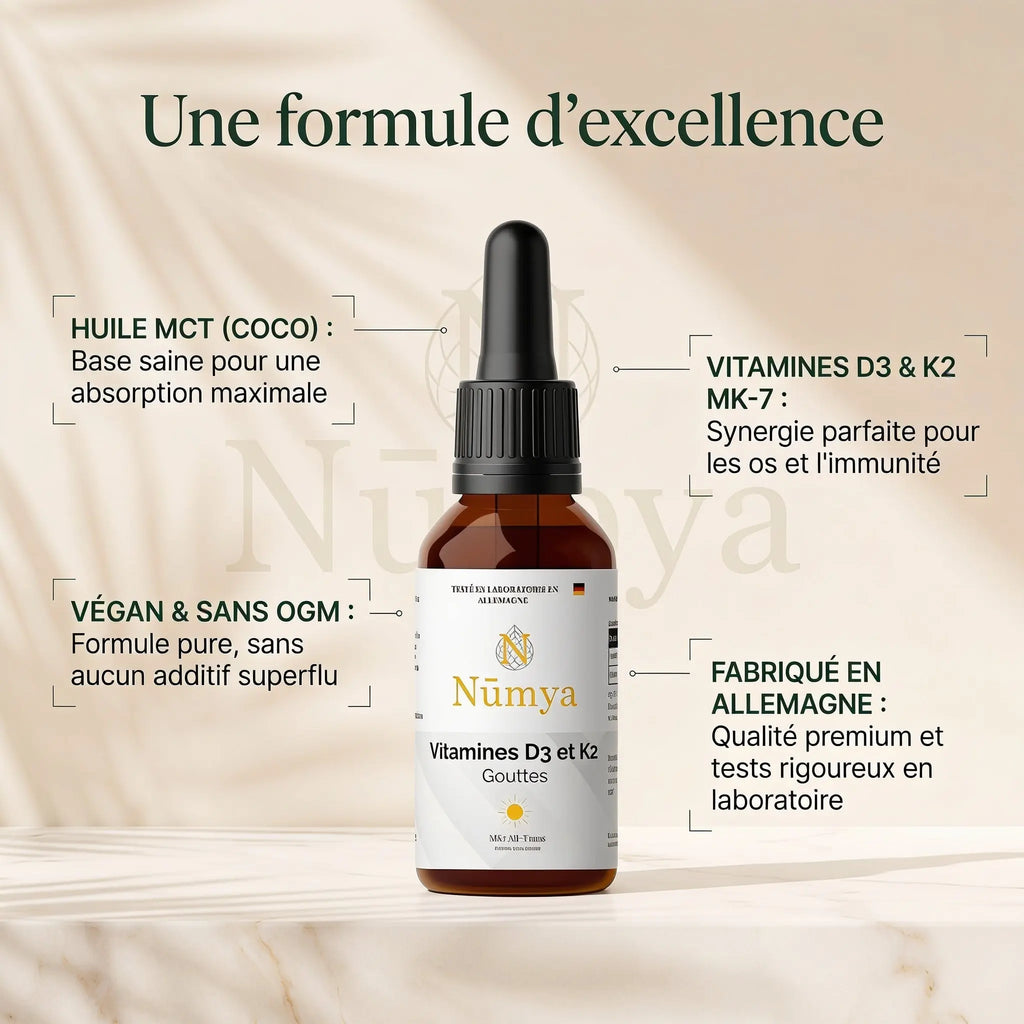 Vitamine D3 + K2 - 1700 Gouttes (1000 I.E.) - 50ml ChanceToBrand