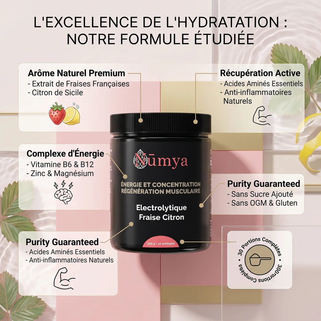 Électrolytes en Poudre Fraise Citron - 300 g ChanceToBrand