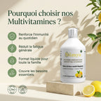 Multivitamines Basic Shots Plus+ - 500 ml - Certifié halal ChanceToBrand