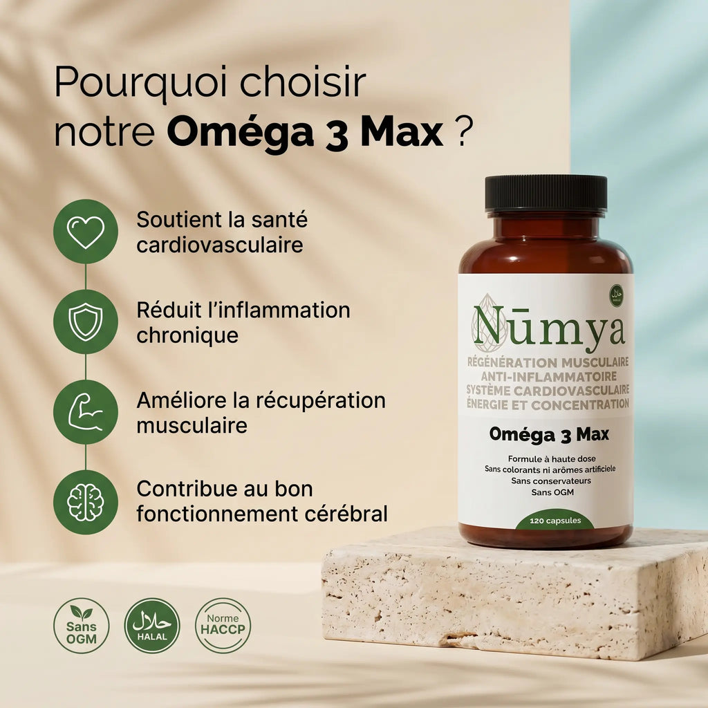 Oméga 3 Max 35/25 - 120 Softgels Certifié Halal ChanceToBrand