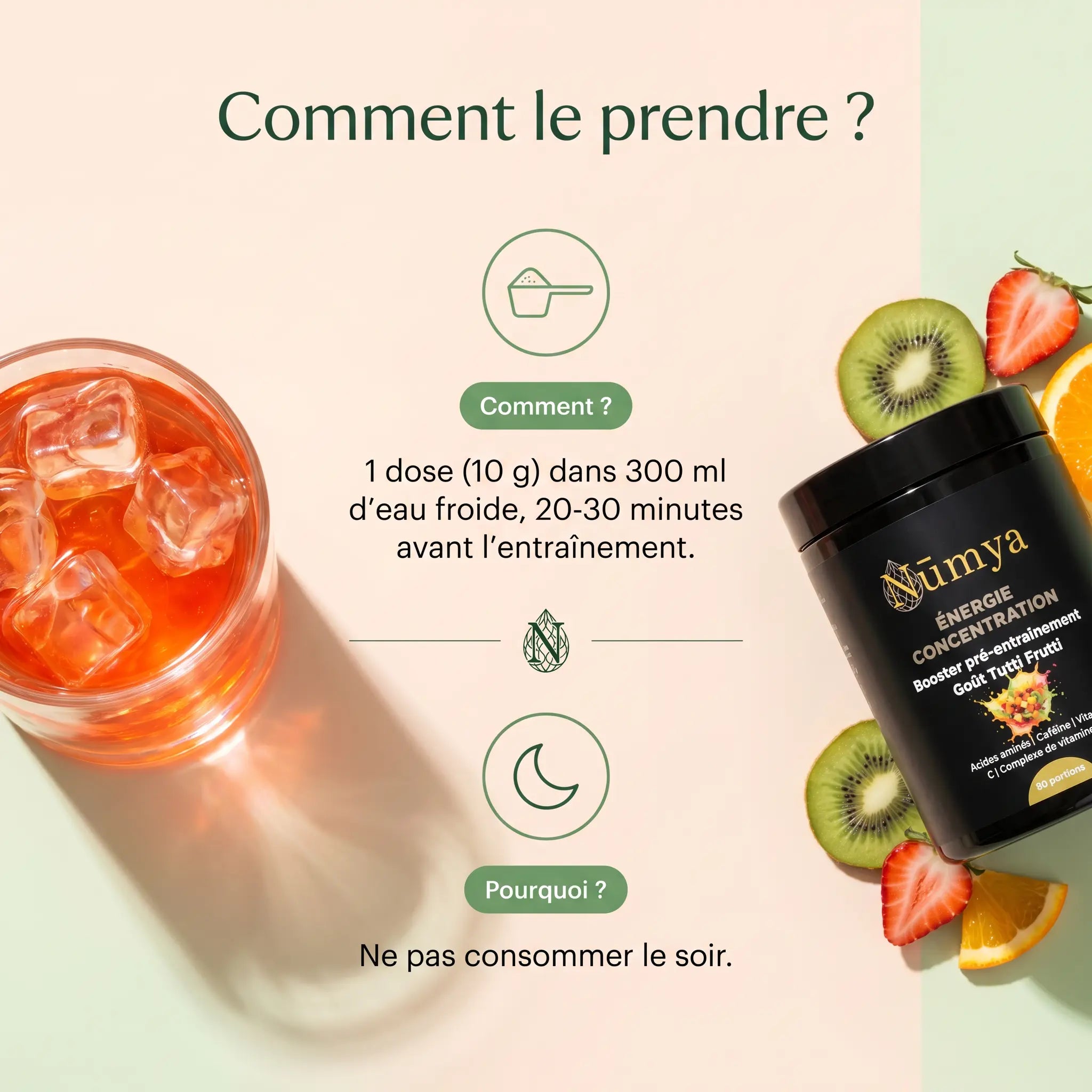 Booster Pré-Entraînement Tutti Frutti - 520 g ChanceToBrand