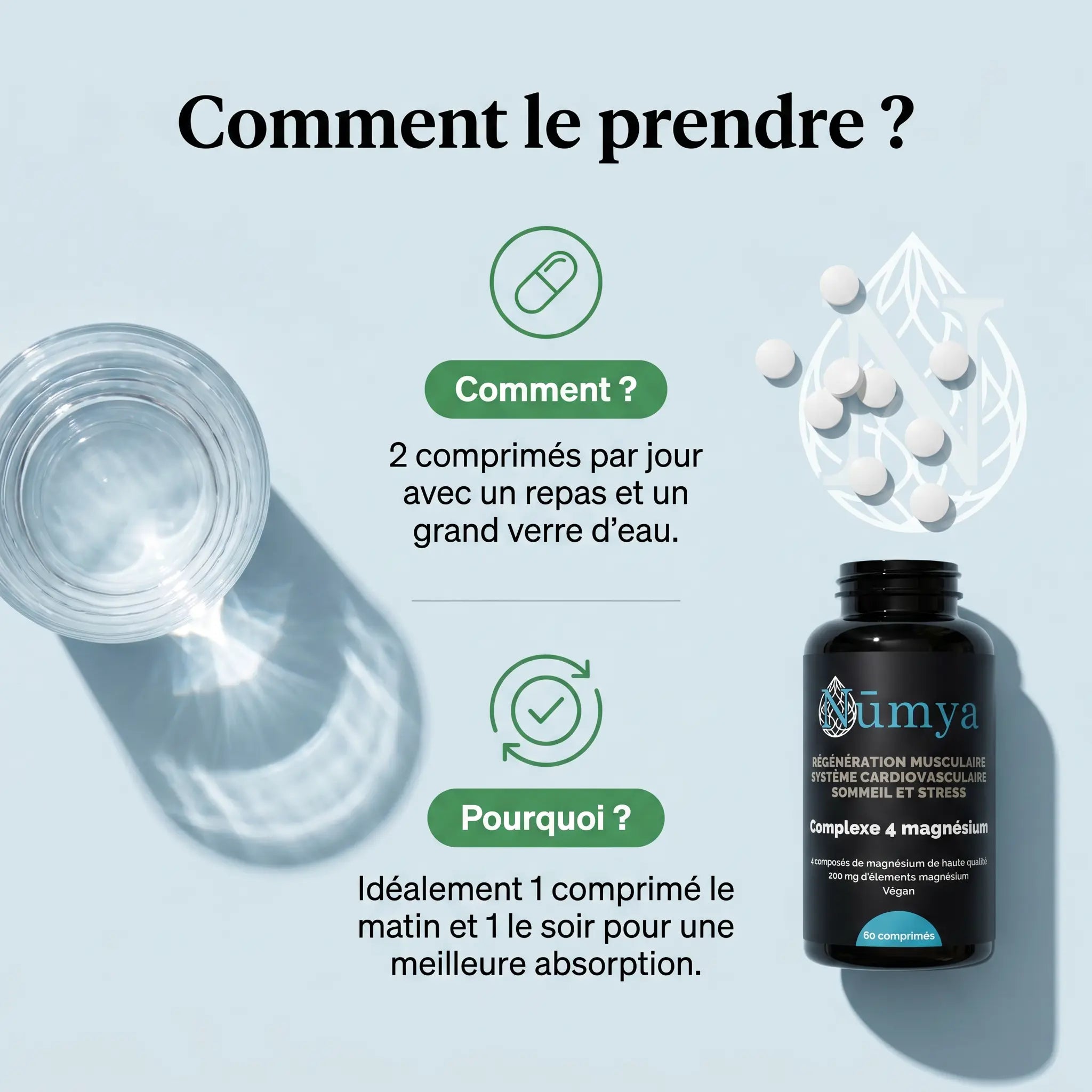 Magnésium Complexe 4x - 60 comprimés vegan ChanceToBrand