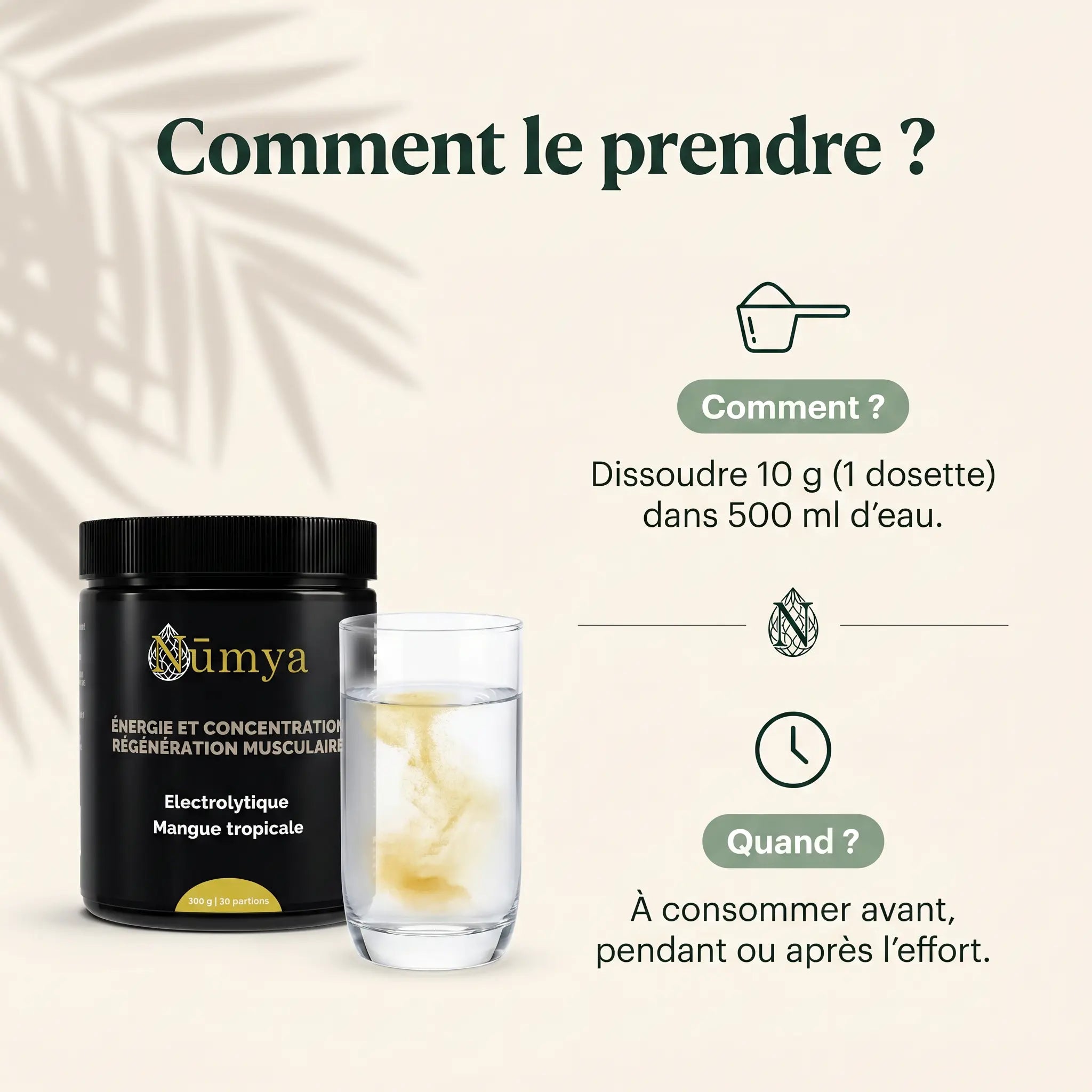 Électrolytes en Poudre Mangue Tropicale - 300 g ChanceToBrand