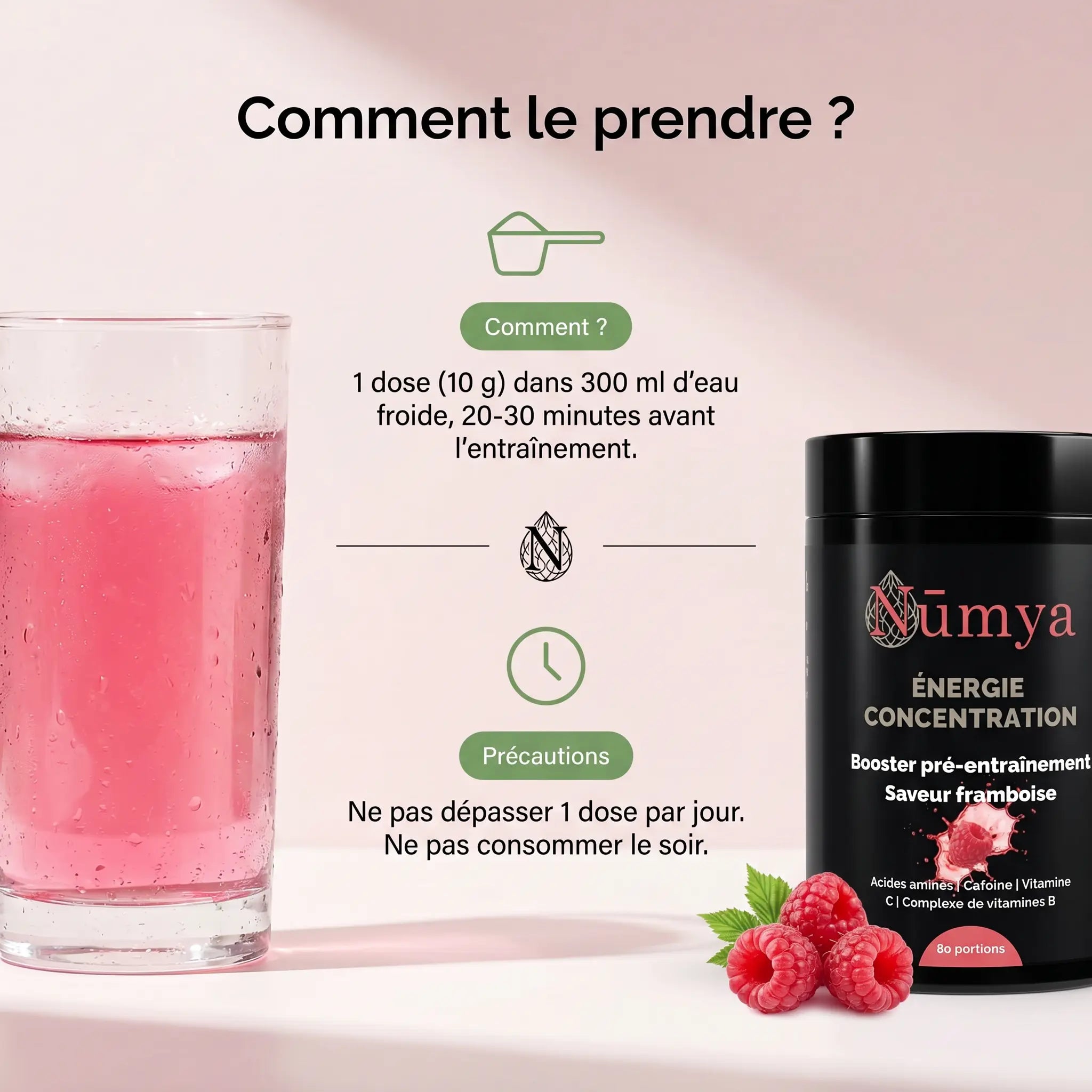 Booster Pré-Entraînement Framboise - 520 g ChanceToBrand