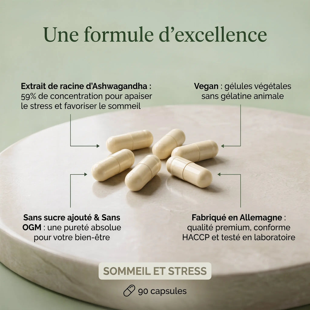Ashwagandha (10% Withanolides) - 90 gélules vegan ChanceToBrand