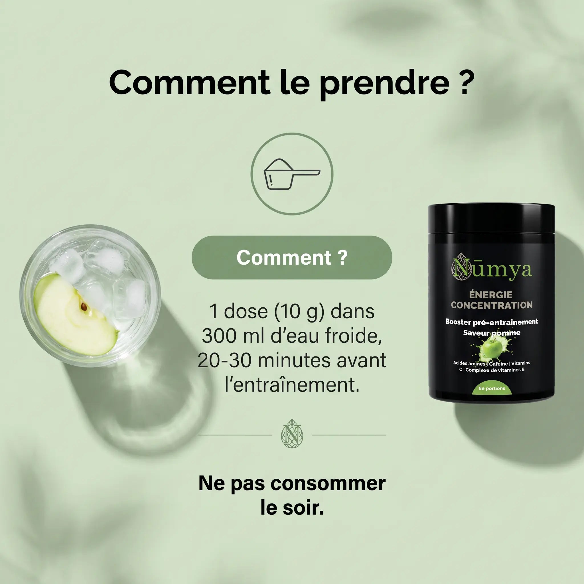 Booster Pré-Entraînement Pomme - 520 g ChanceToBrand