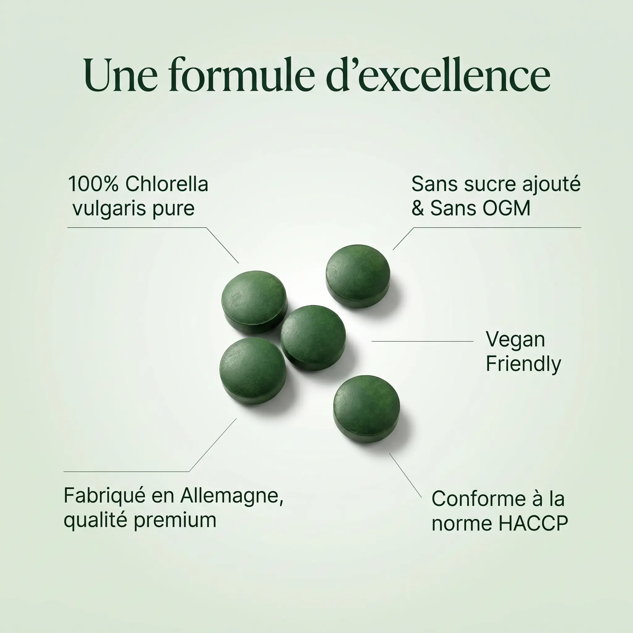 Chlorelle - 1 000 comprimés ChanceToBrand