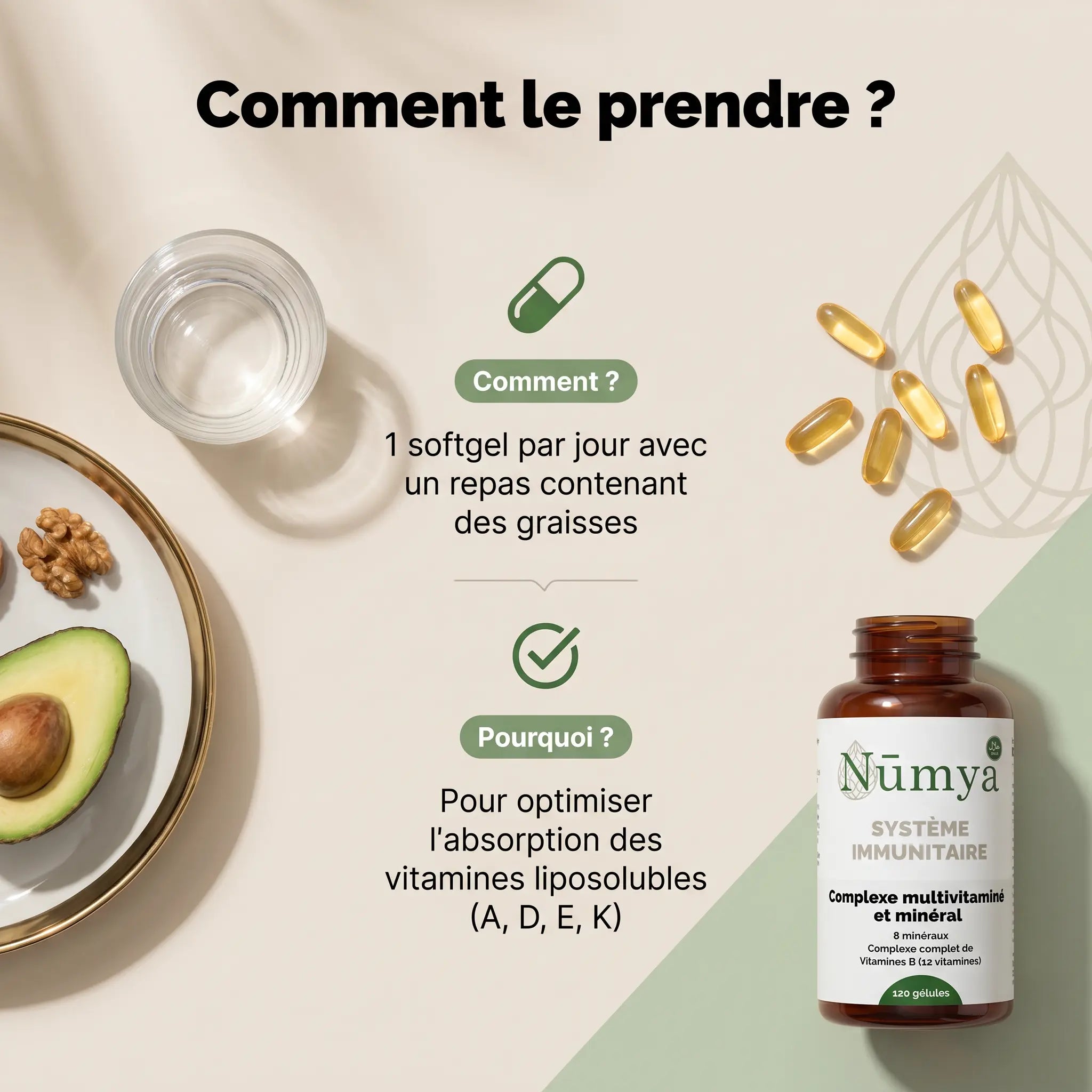 Complexe Multivitamines et Minéraux - 120 Softgels Halal ChanceToBrand