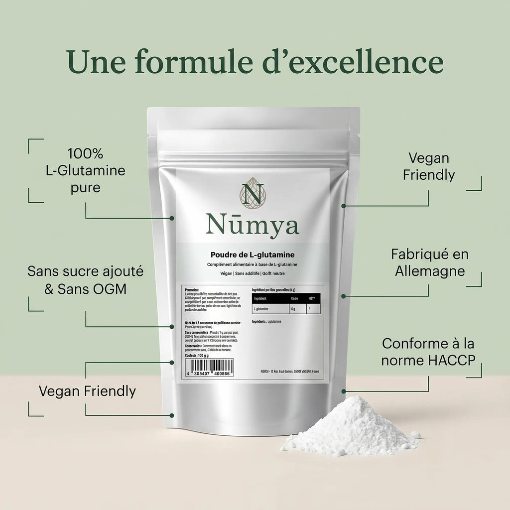 Poudre de L-Glutamine Doypack - 500 g ChanceToBrand