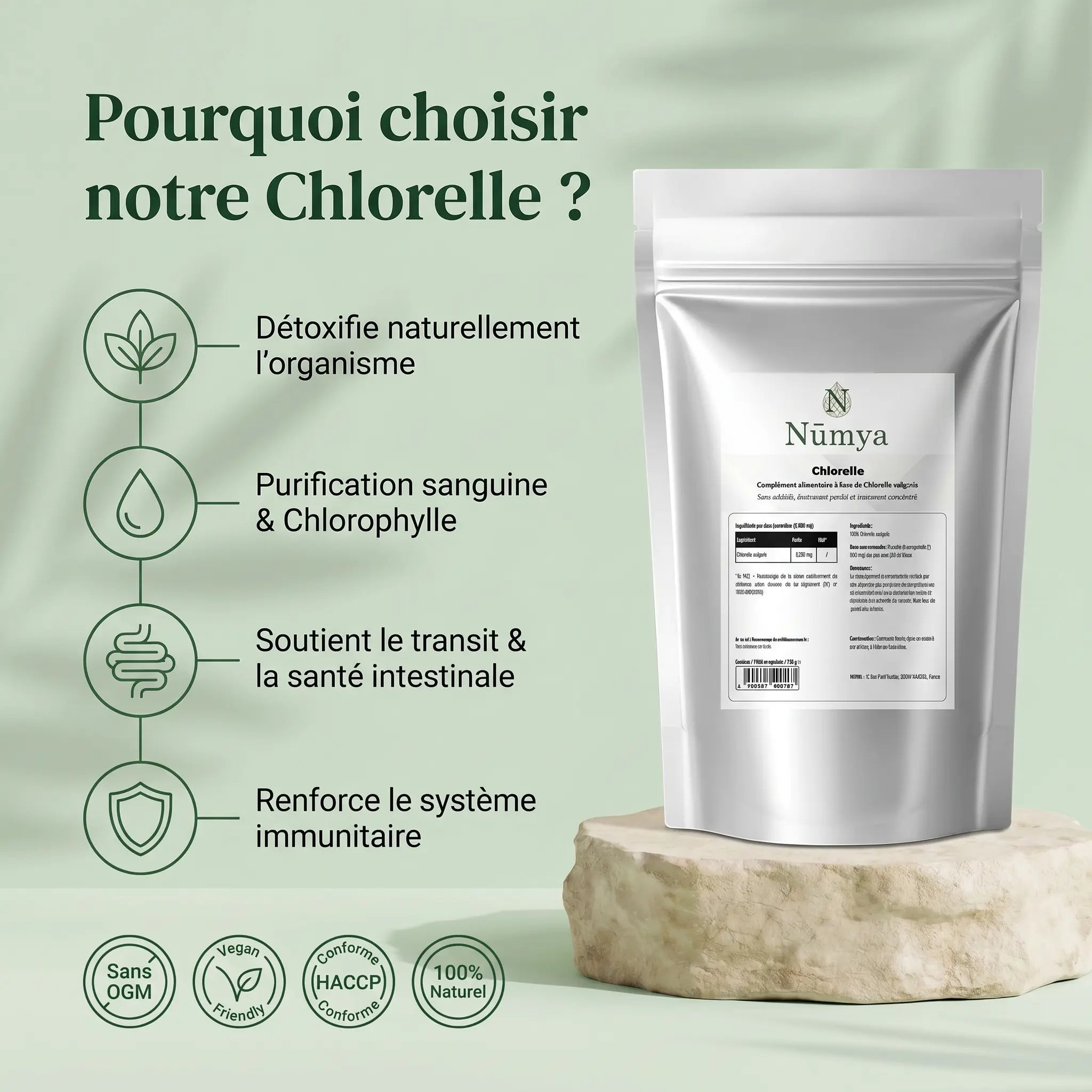 Chlorelle - 1 000 comprimés ChanceToBrand