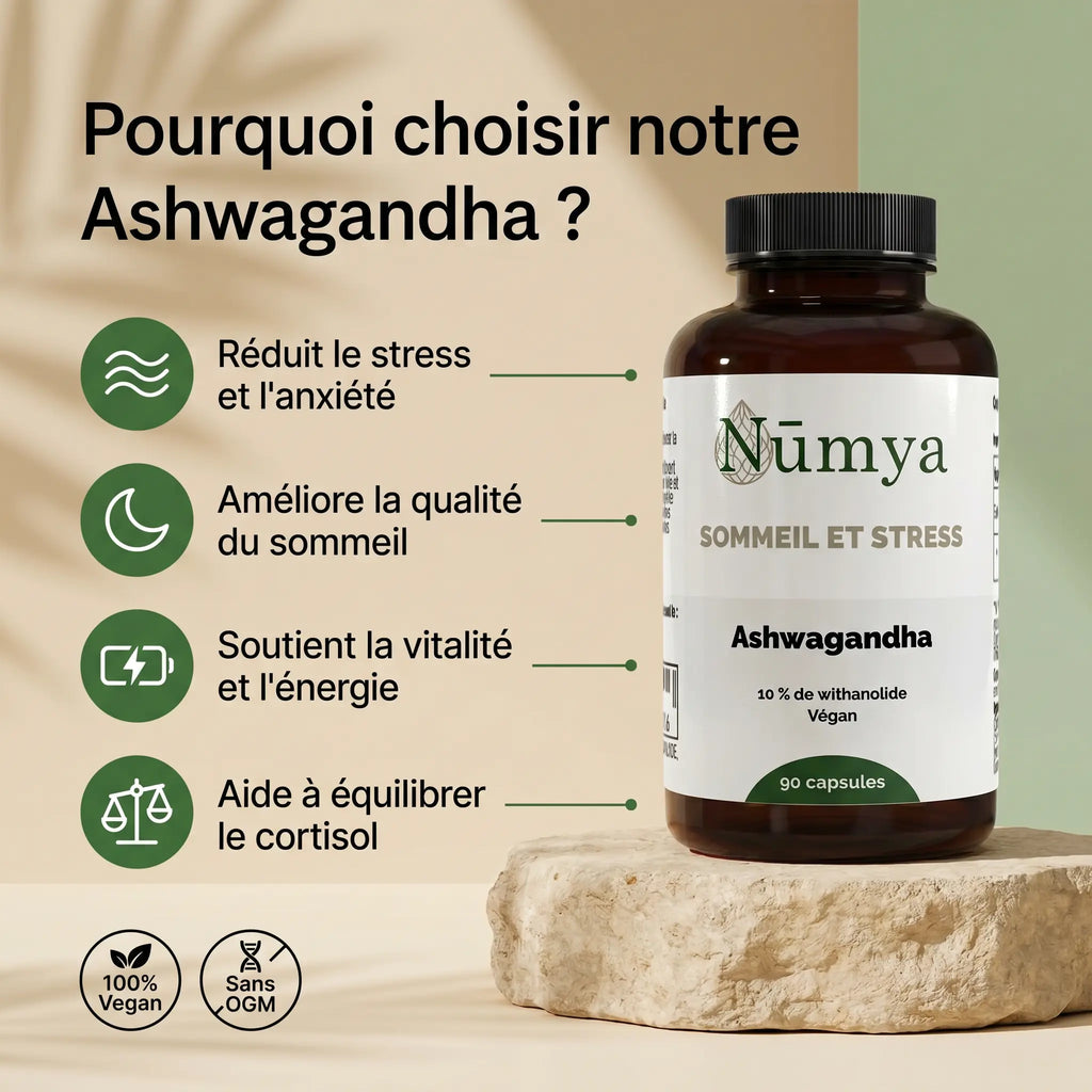 Ashwagandha (10% Withanolides) - 90 gélules vegan ChanceToBrand