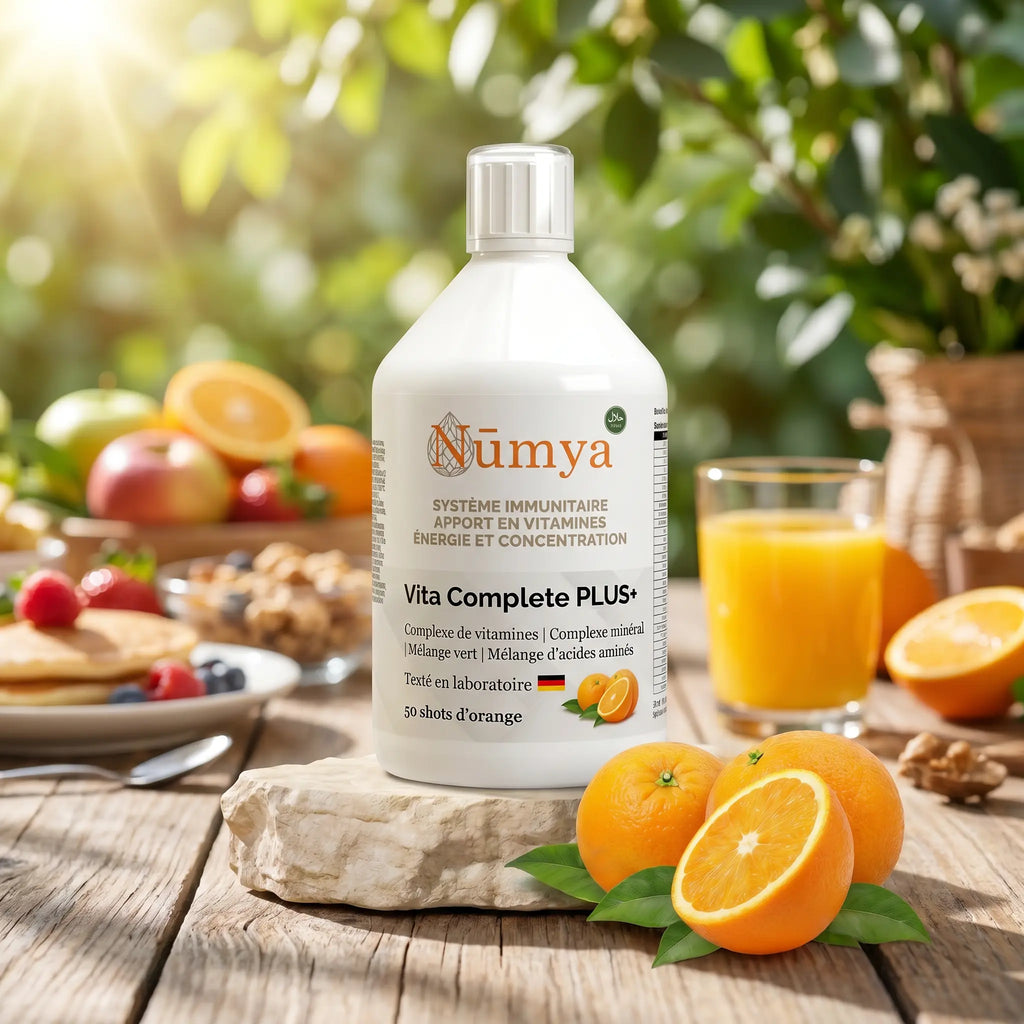 Vita Complete PLUS+ 50 Shots vegan - Orange Fraîche - 500 ml - Certifié halal ChanceToBrand